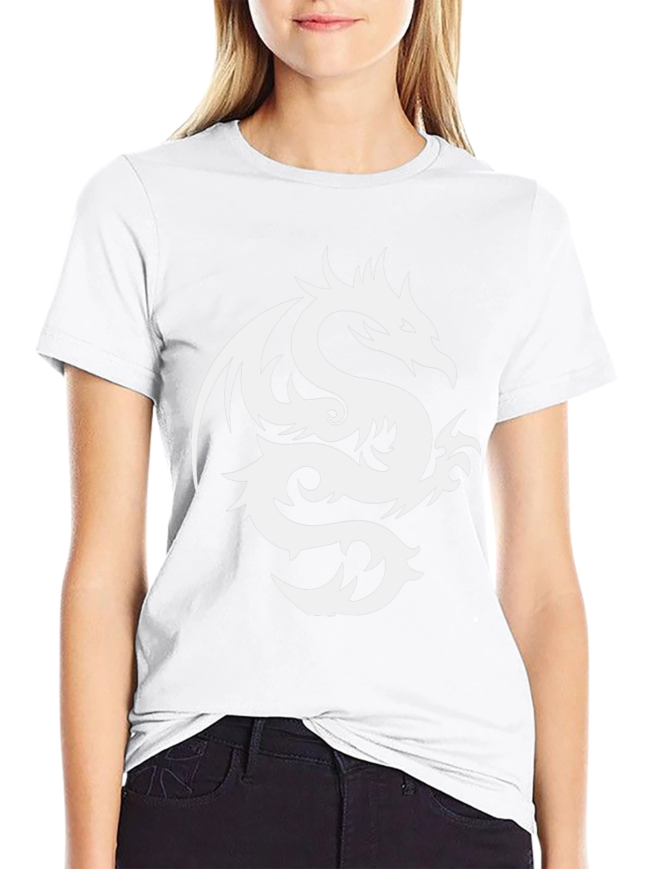 Dragon Graphic Tee - Stylish Black T-Shirt