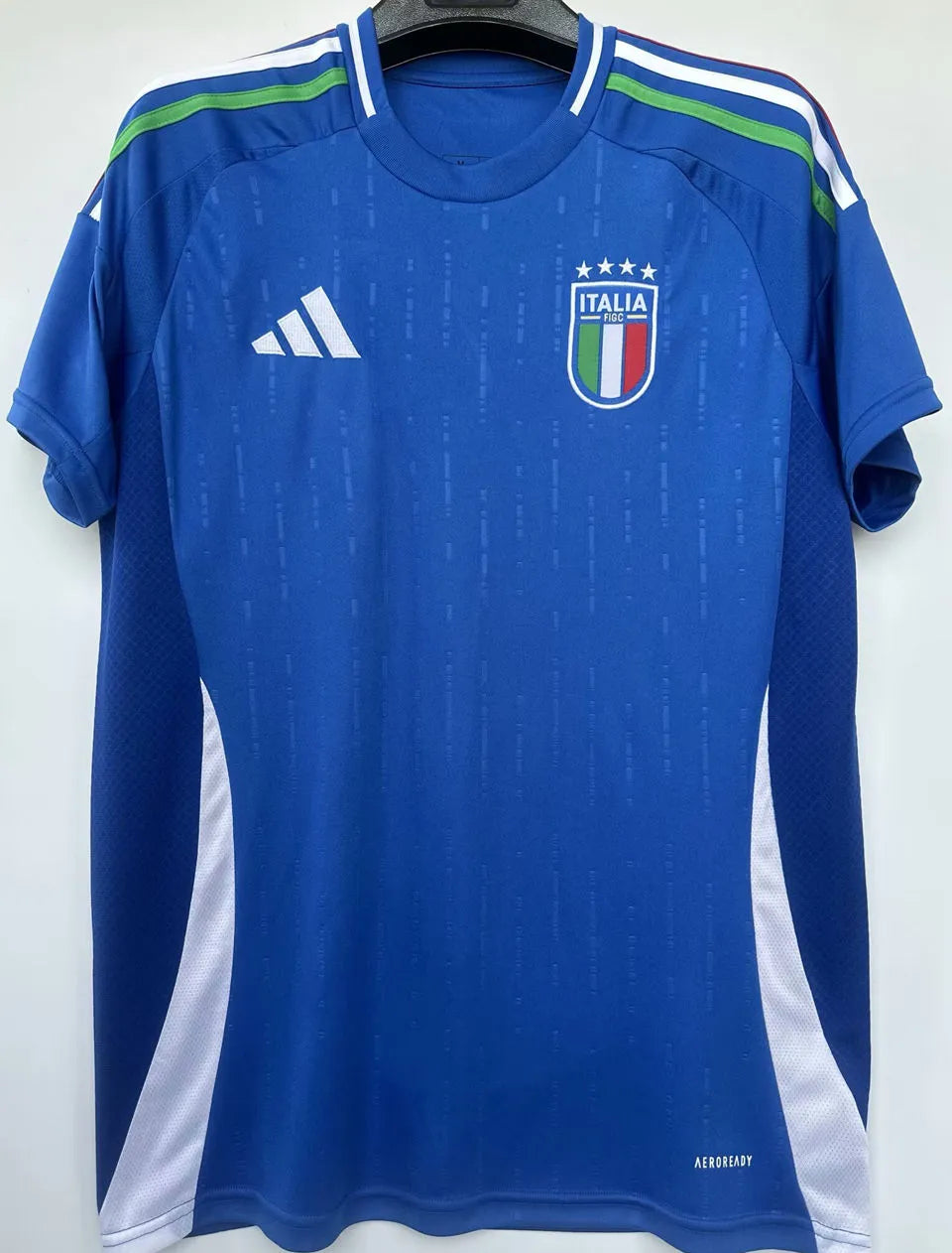 2024/25 Italy 1:1 Quality Home Blue Fans Soccer Jersey Front