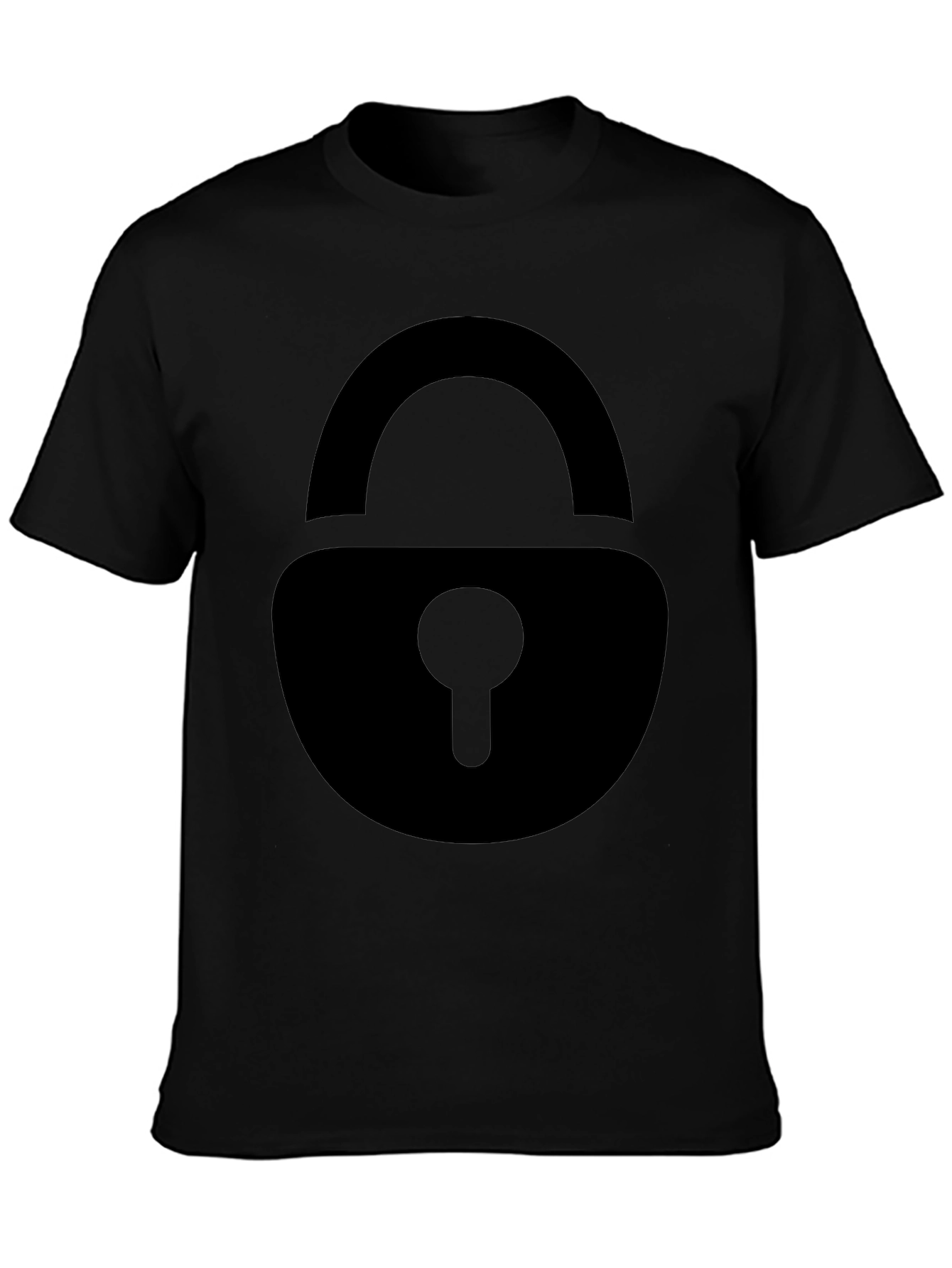 Lock Graphic Tee - Secure Style