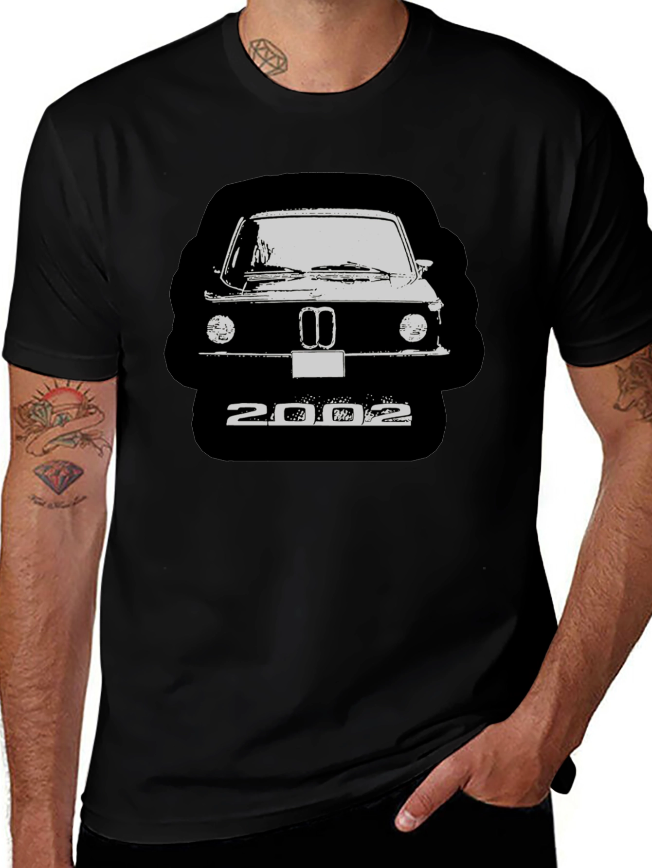 BMW 2002 Graphic Tee - Classic Car Enthusiast T-Shirt