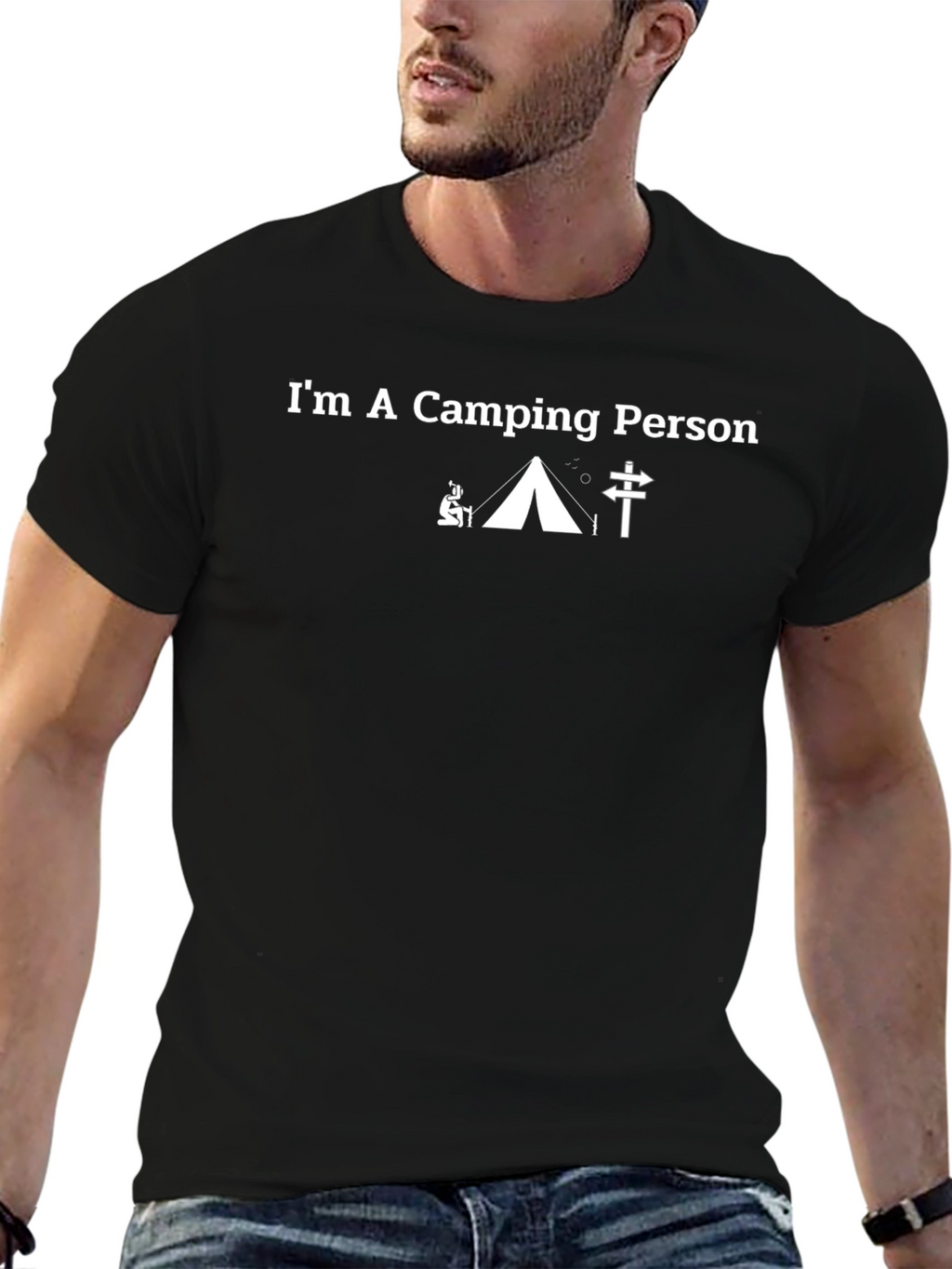Camping Person T-Shirt - Outdoor Adventure Tee