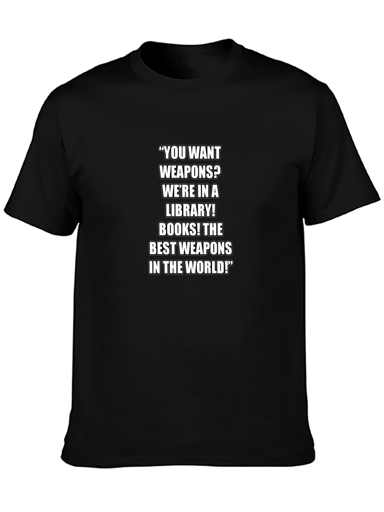 Library Books Best Weapons T-Shirt