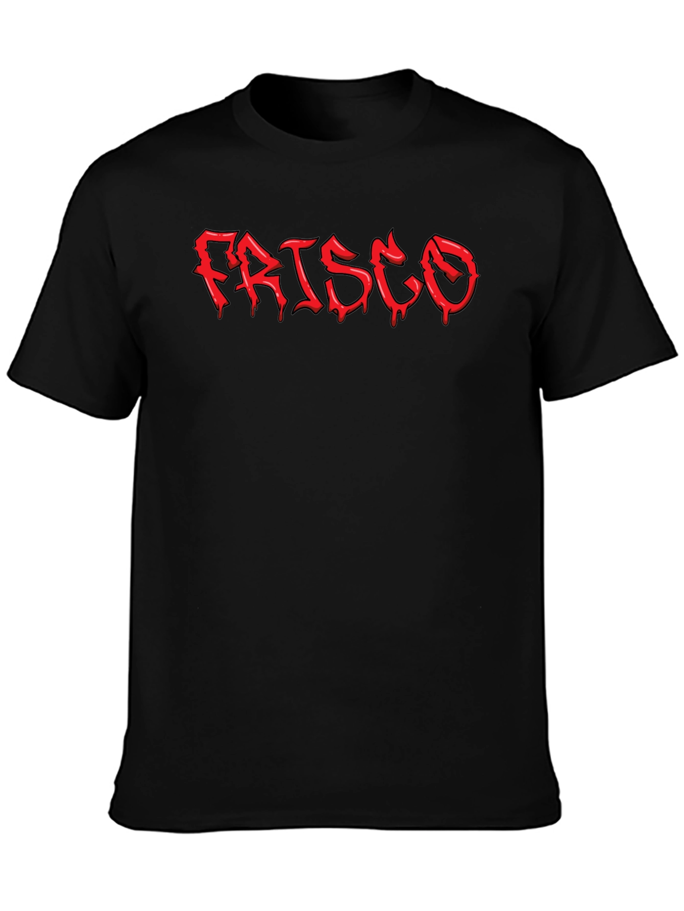 Frisco Graphic Print T-Shirt - Mens Short Sleeve Crew Neck