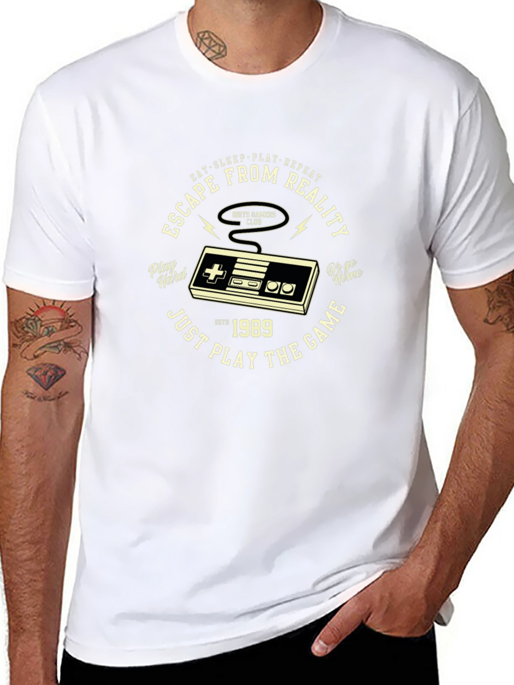 Retro Gamer T-Shirt - Escape Reality Tee
