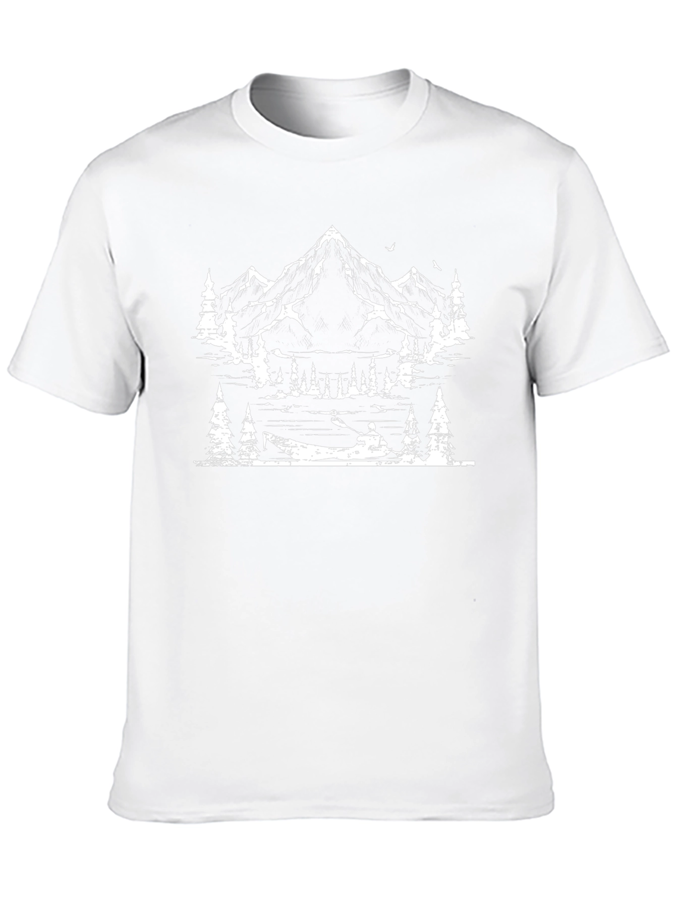 Mountain Lake Graphic Tee - Black