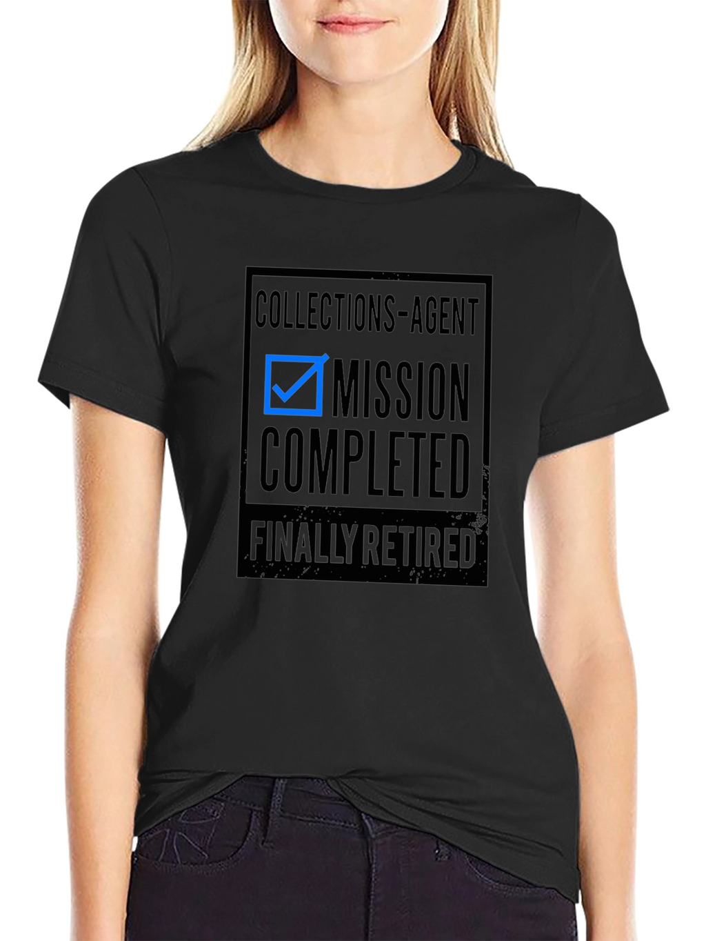 Collections Agent Mission Completed Retired T-Shirt