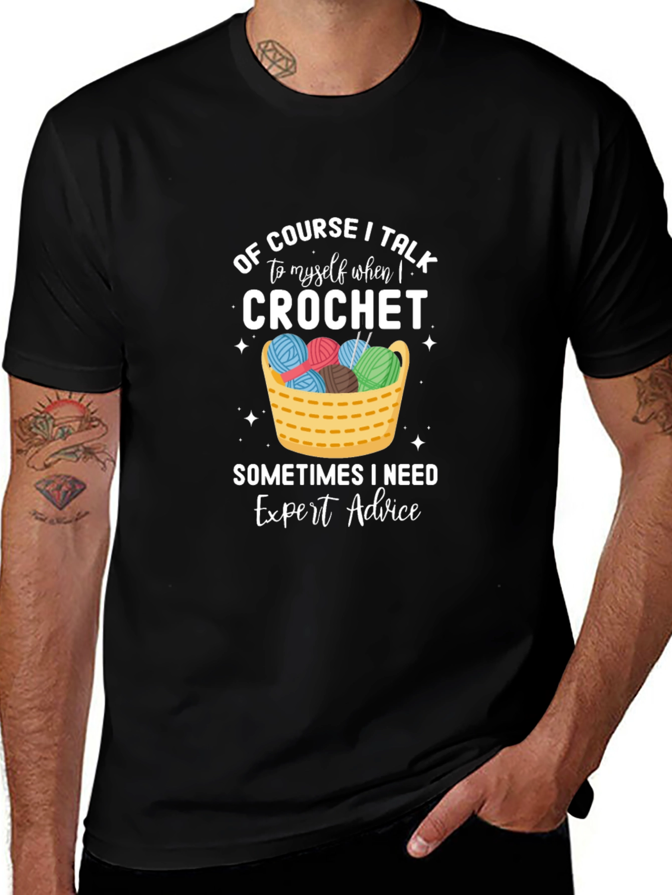 Crochet Expert Advice Graphic T-Shirt