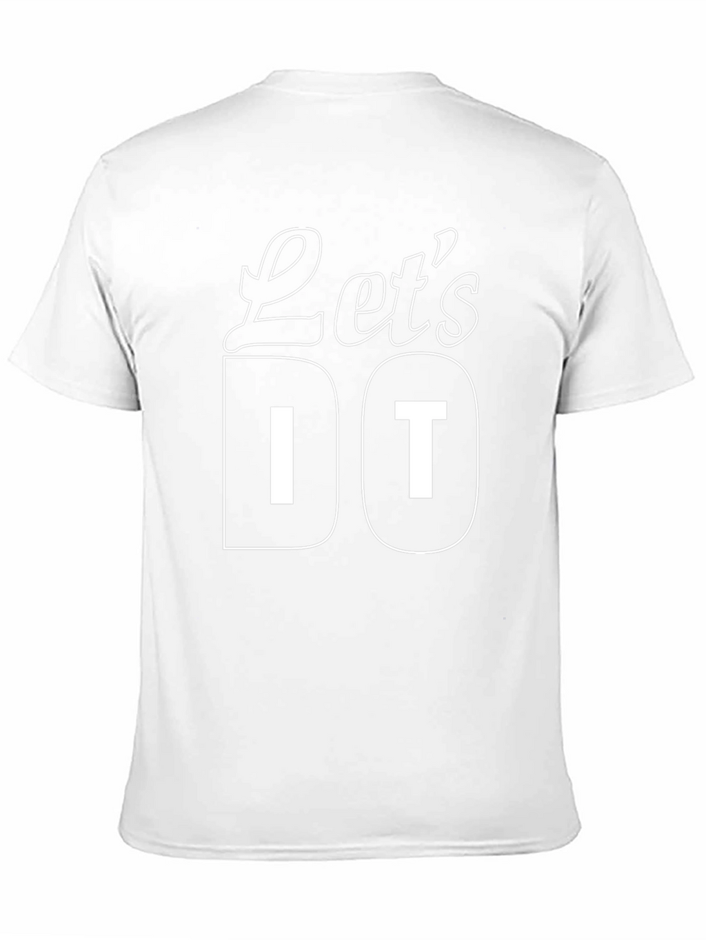 Lets Do It - Black Graphic T-Shirt
