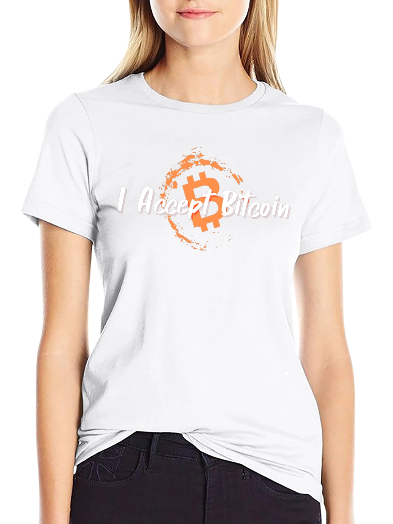 I Accept Bitcoin T-Shirt Crypto Currency Tee
