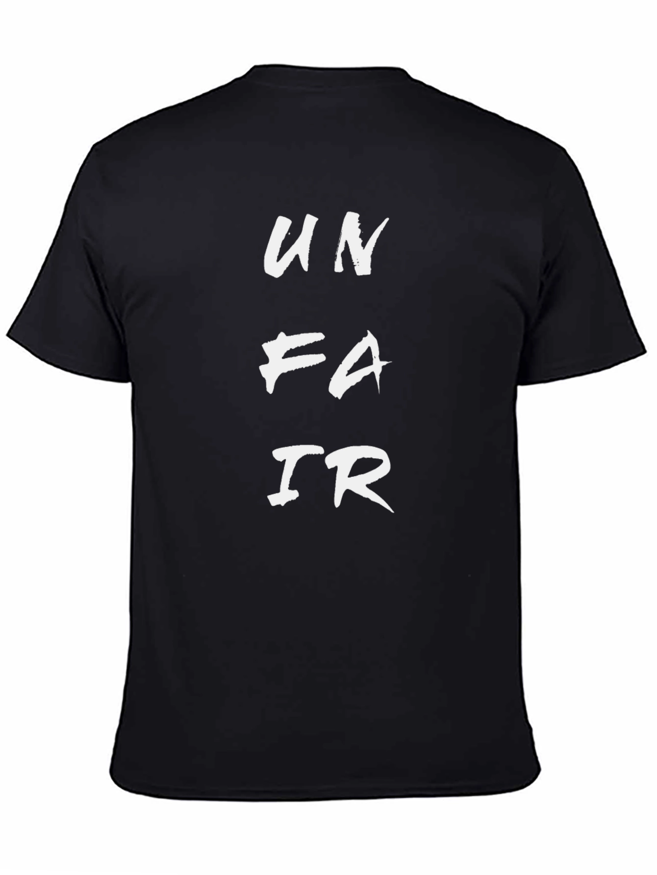 Unfair Graphic Tee - Mens Black Short Sleeve T-Shirt