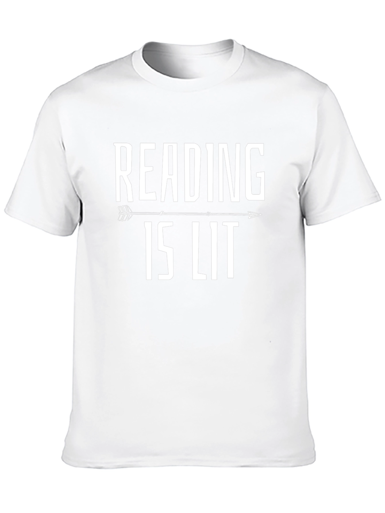 Reading Is Lit T-Shirt - Arrow Design