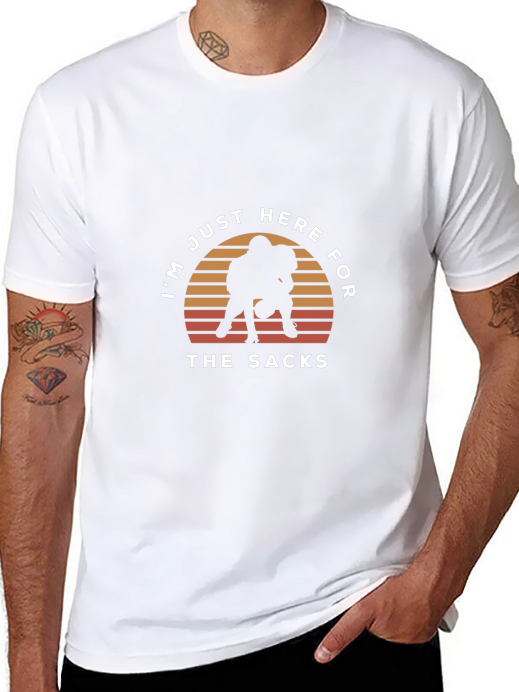Im Just Here For The Sacks T-Shirt