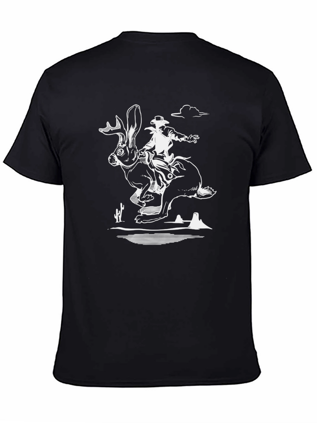 Jackalope Cowboy T-Shirt - Western Humor Tee