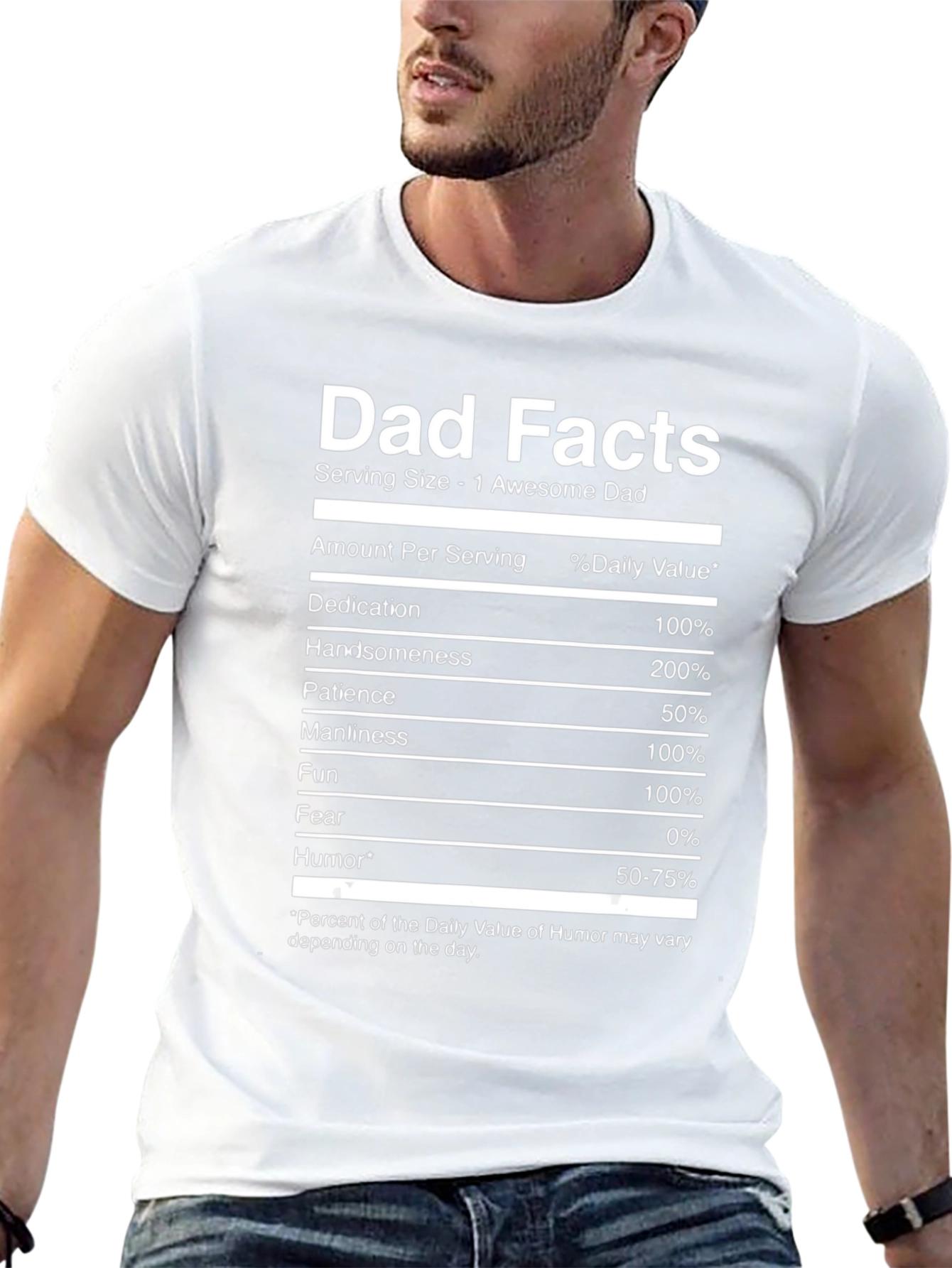 Dad Facts Funny Graphic T-Shirt