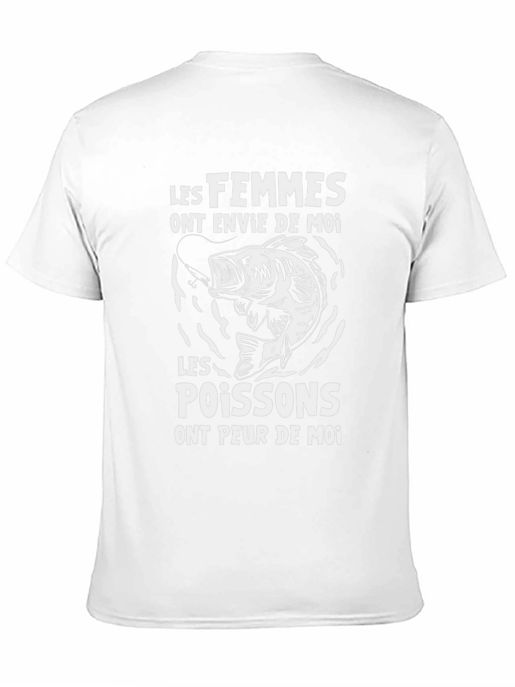 Fishing Humor Graphic Tee: Les Femmes Les Poissons