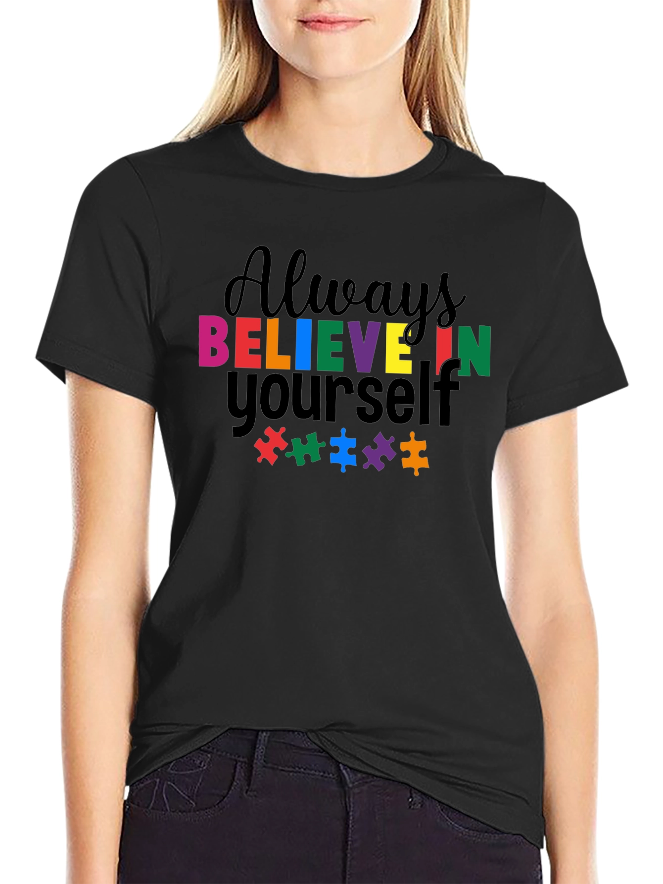 Believe in Yourself Autism Awareness T-Shirt