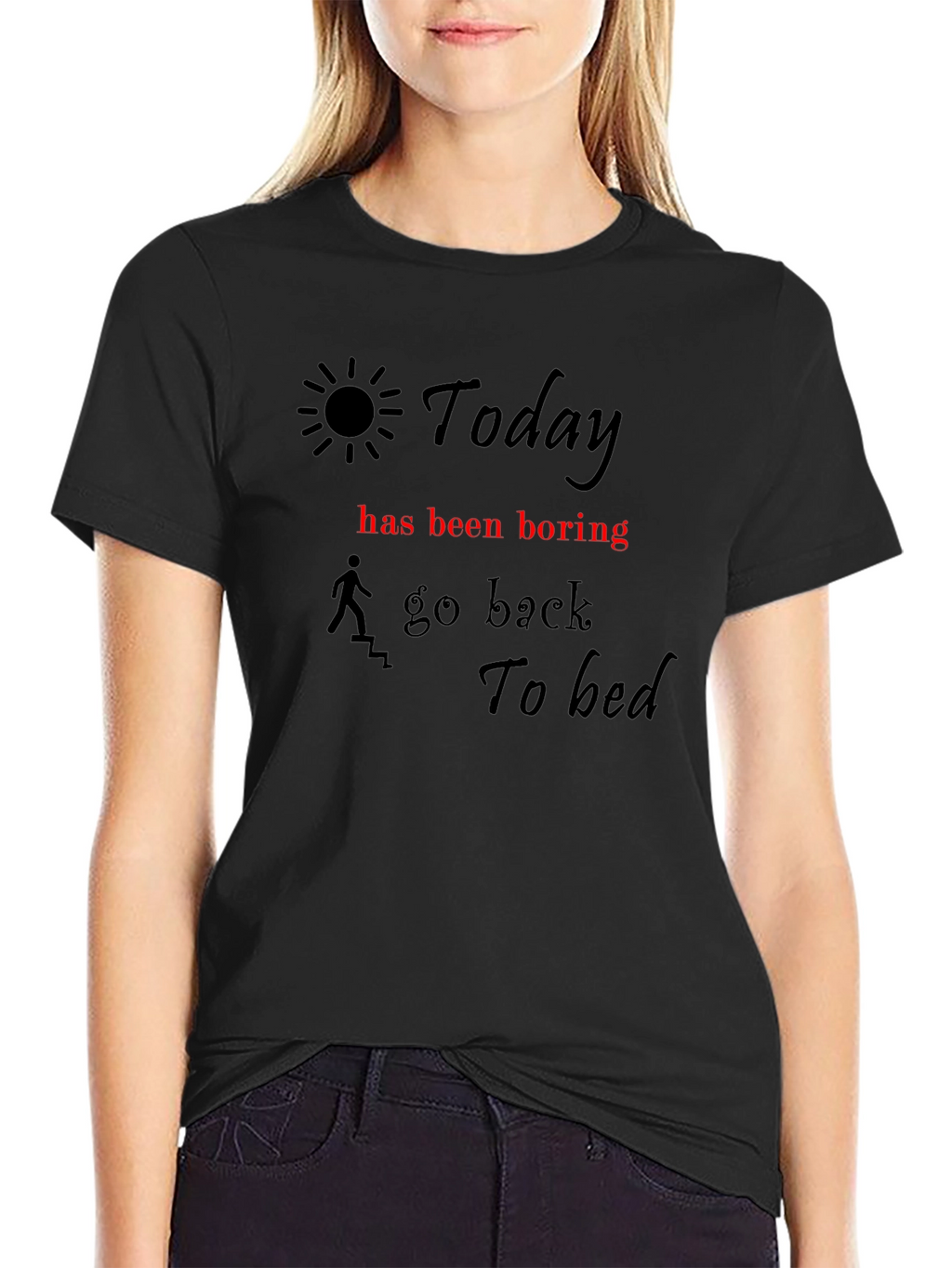 Humorous Today Graphic Tee for Relaxed Days