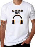 Binaural Beats Black T-Shirt - Music Lover Apparel