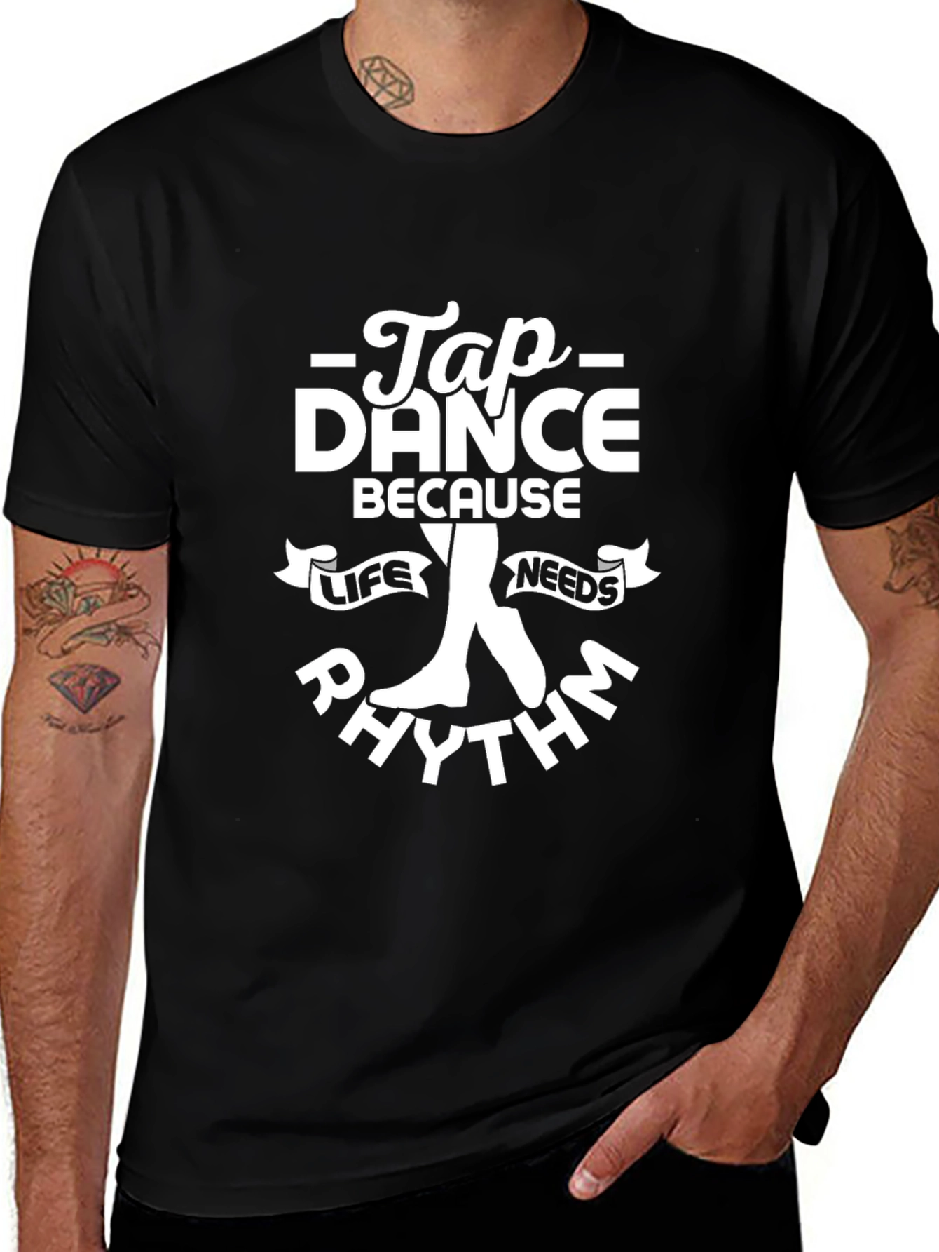 Tap Dance Rhythm T-Shirt - Dancer Gift
