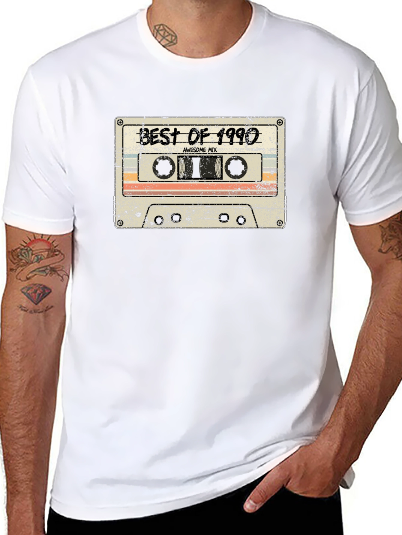 Best of 1990 Awesome Mix Cassette T-Shirt