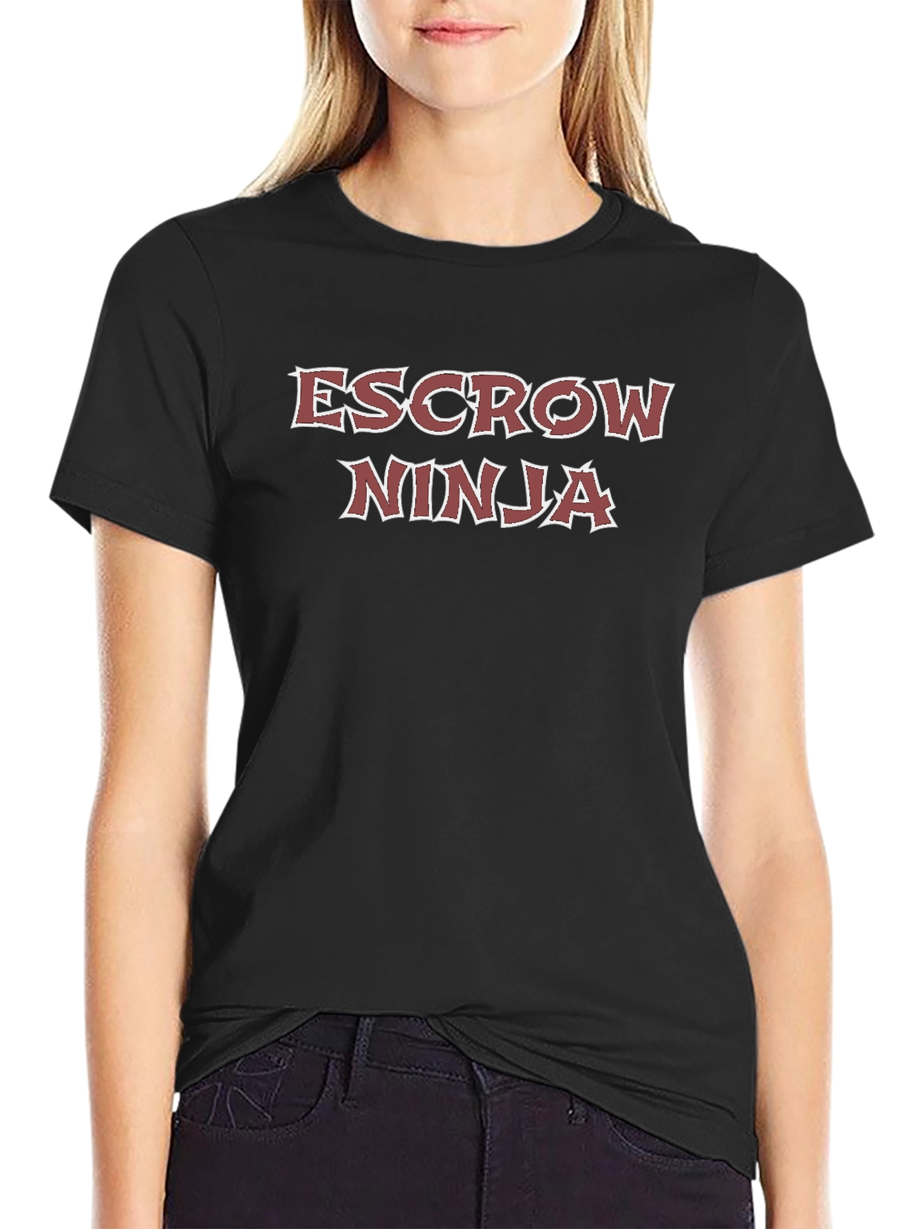 Escrow Ninja Graphic T-Shirt - Comfortable Crew Neck Tee
