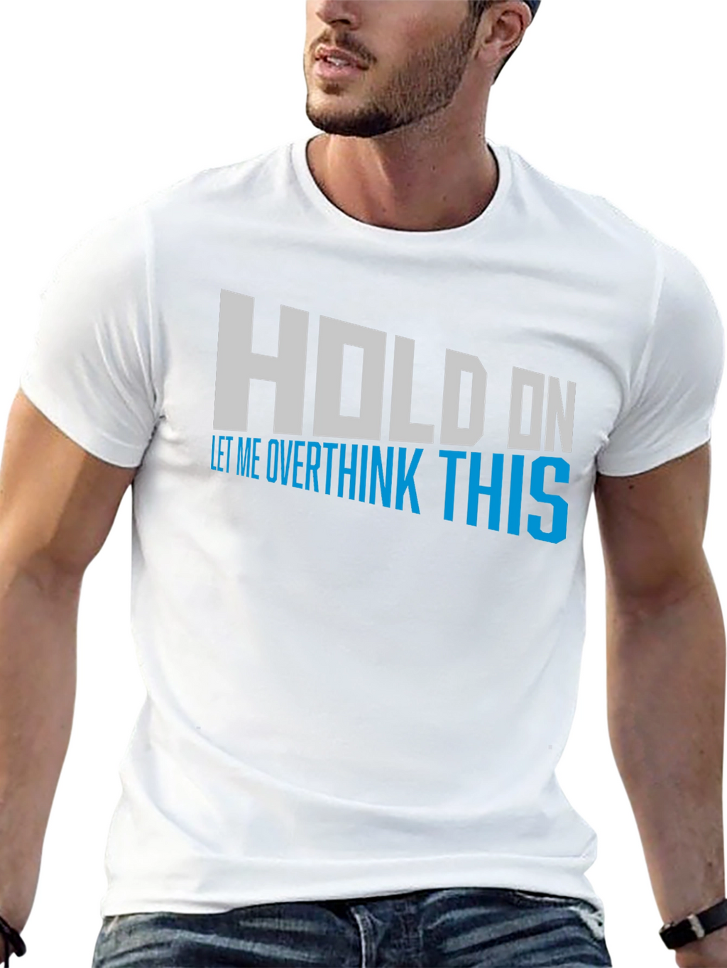 Overthink This Graphic Tee - Mens Black T-Shirt