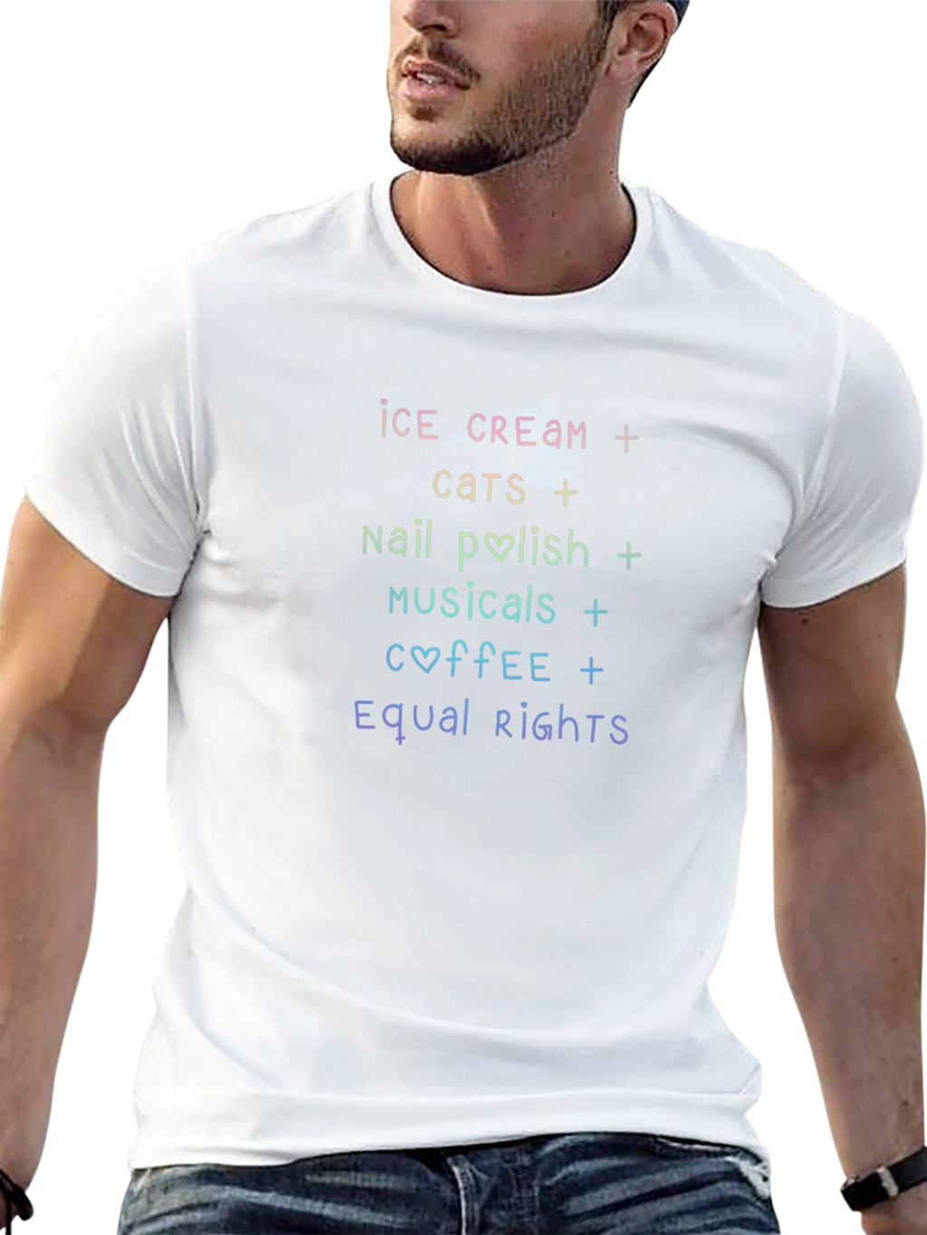 Ice Cream Cats Nail Polish Equality T-Shirt