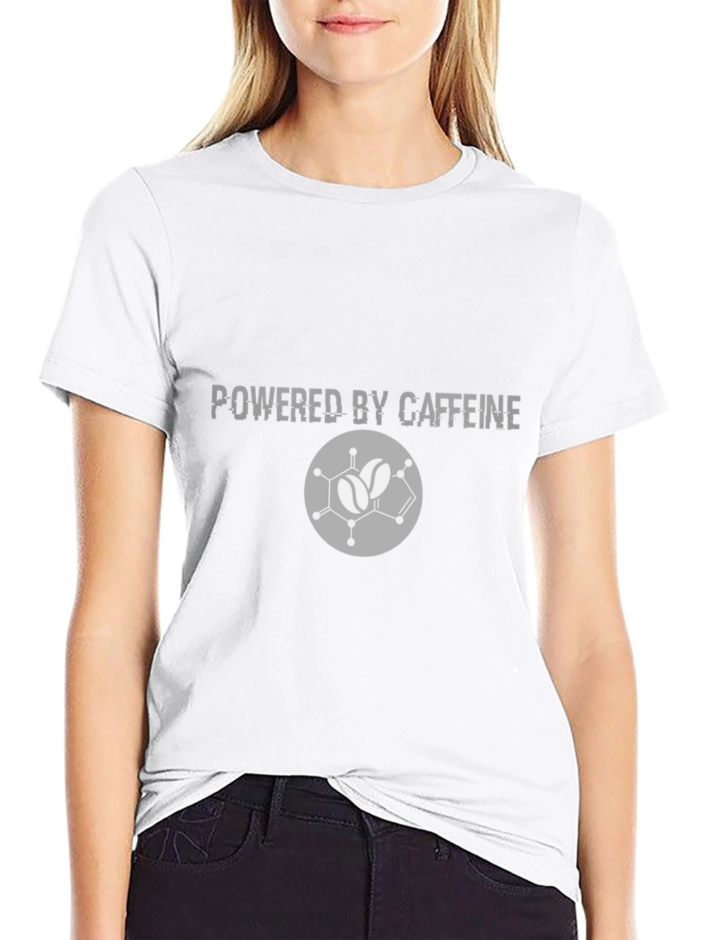 Powered by Caffeine Graphic Tee - Black