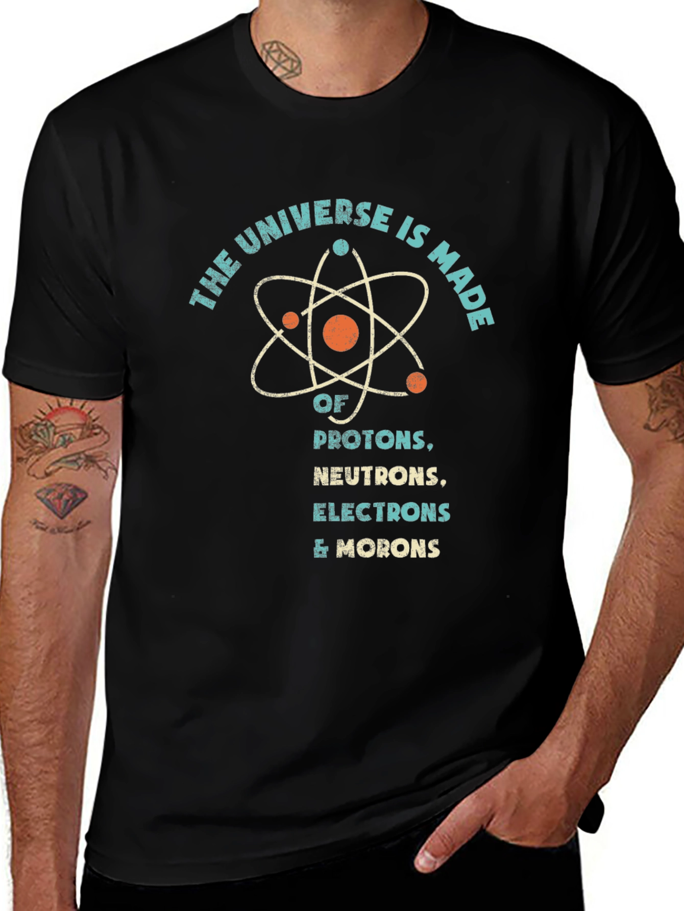 Universe Elements Graphic Tee - Humorous Science T-Shirt
