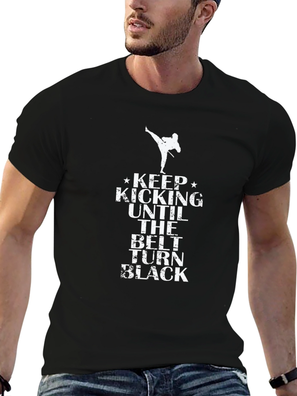 Keep Kicking Until The Belt Turns Black T-Shirt