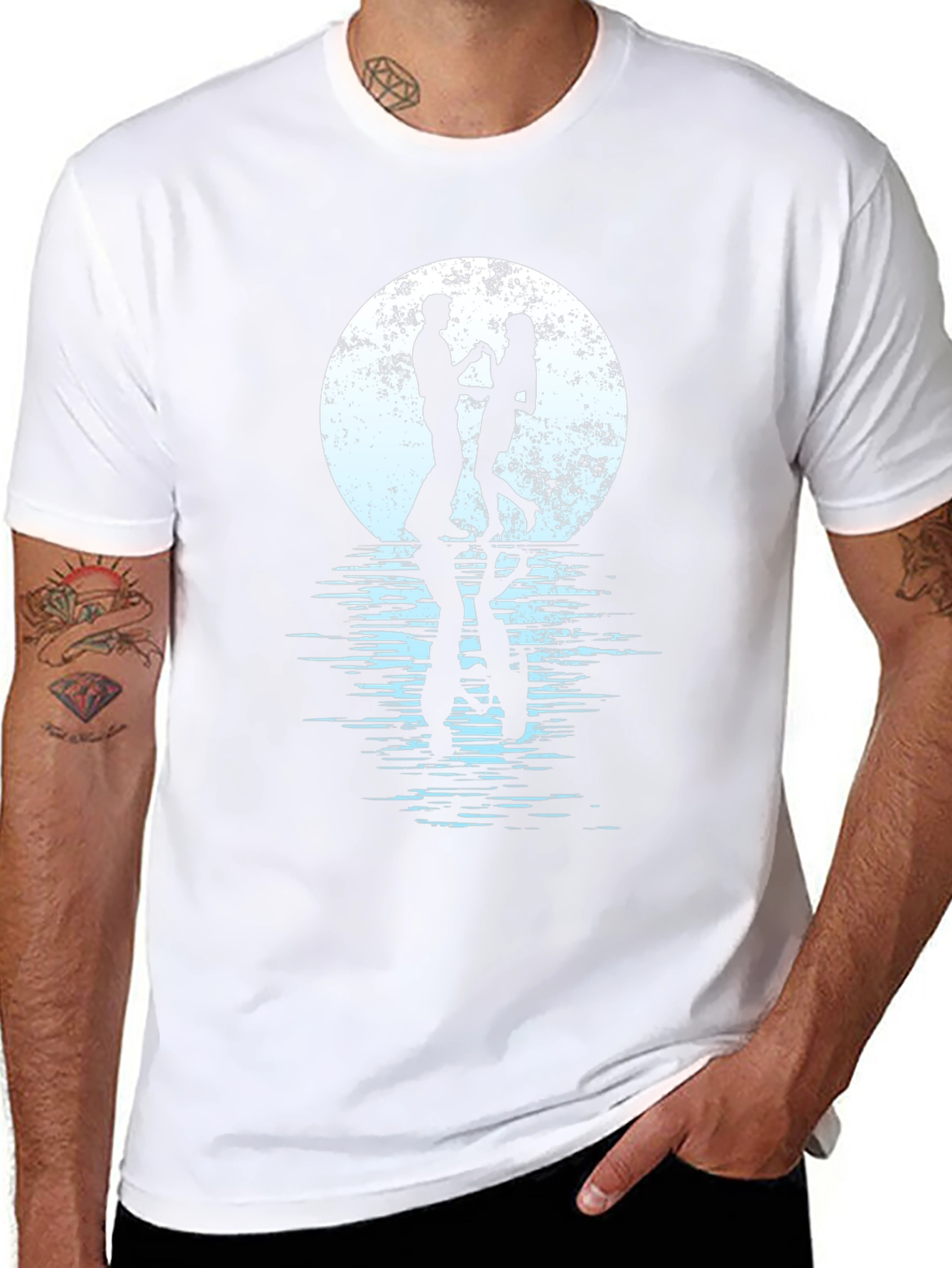 Romantic Dance T-Shirt - Moonlit Couple