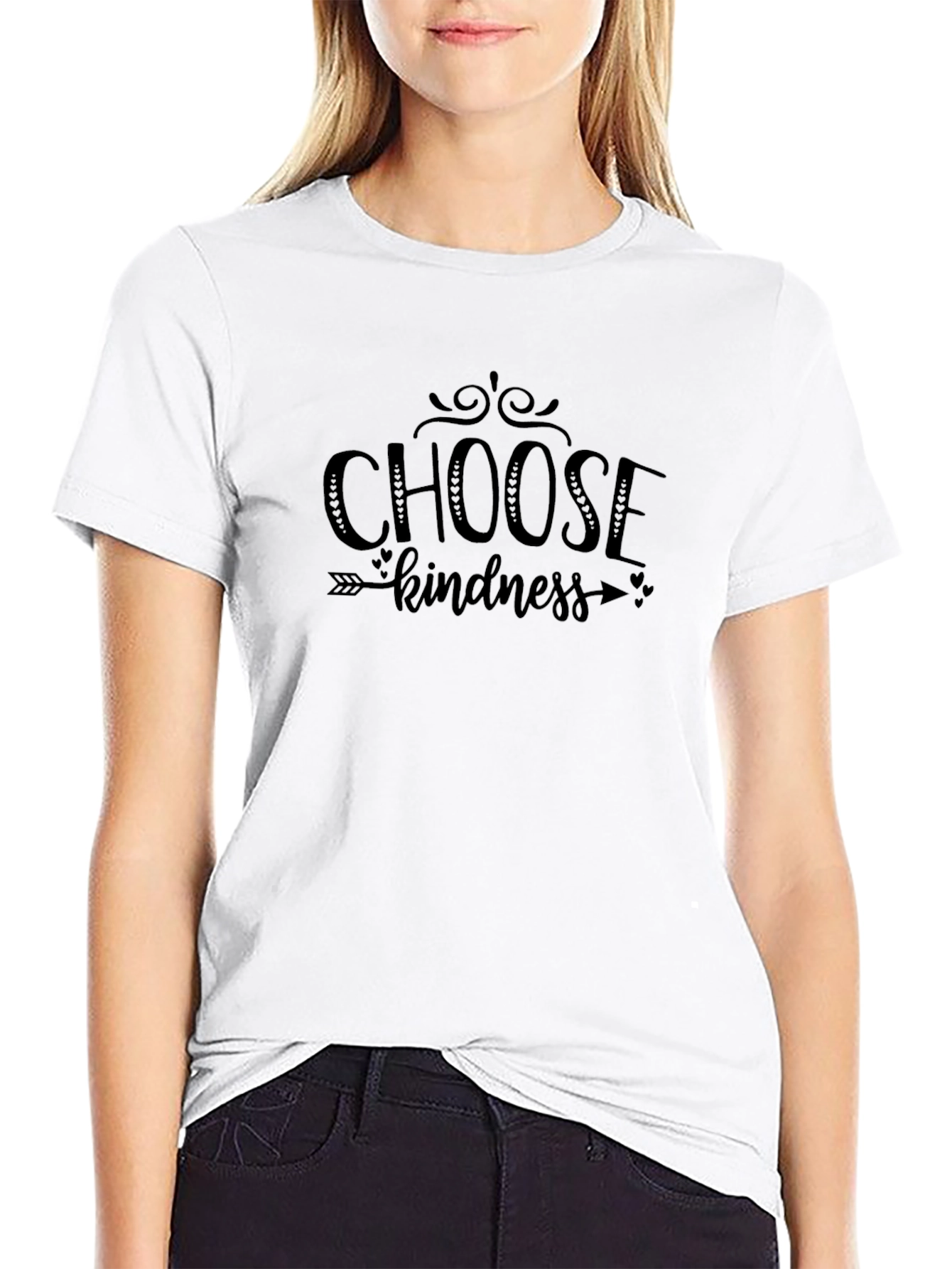 Choose Kindness Graphic T-Shirt - Black
