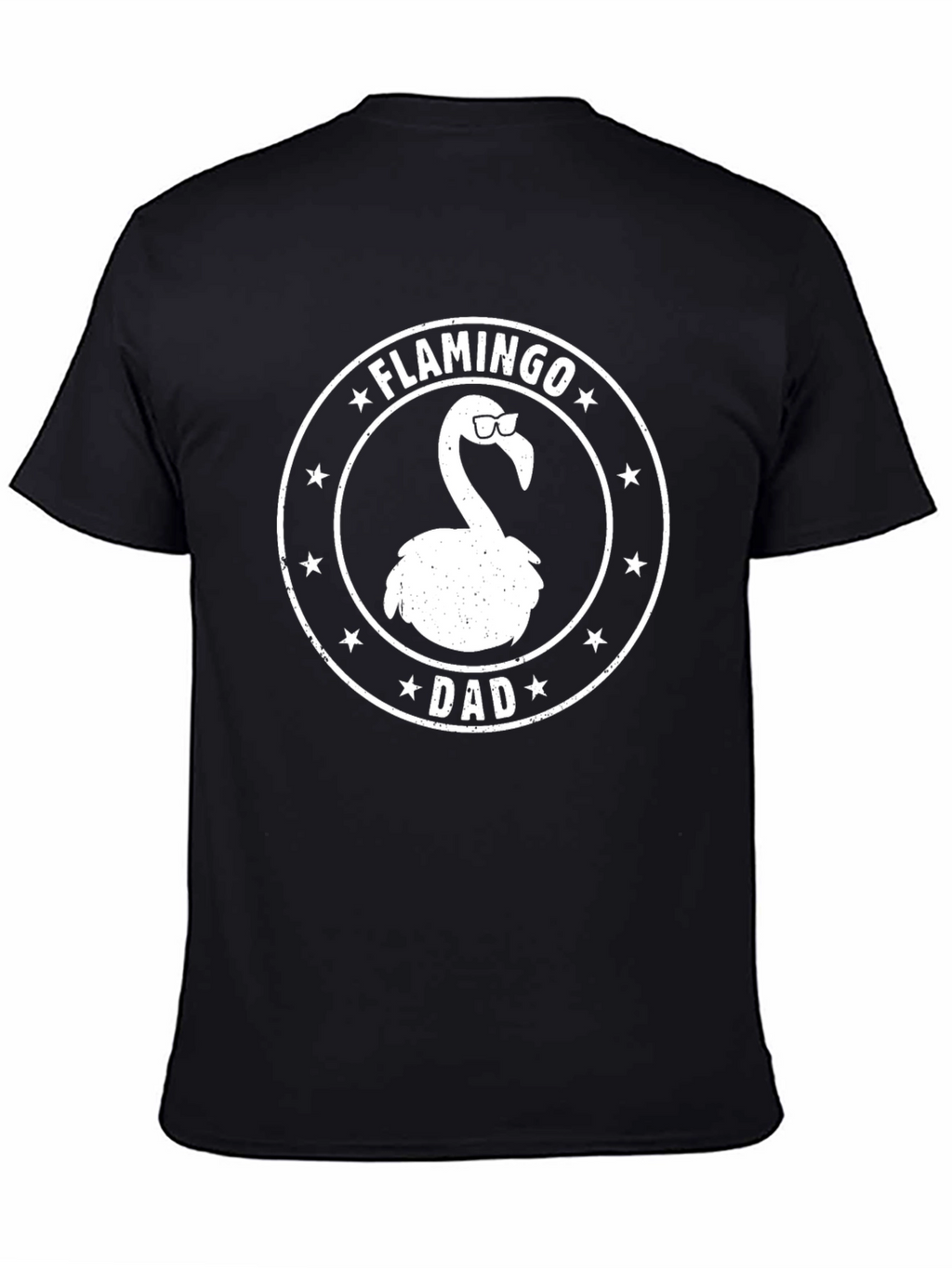 Flamingo Dad Graphic T-Shirt - Fun Fathers Day Gift