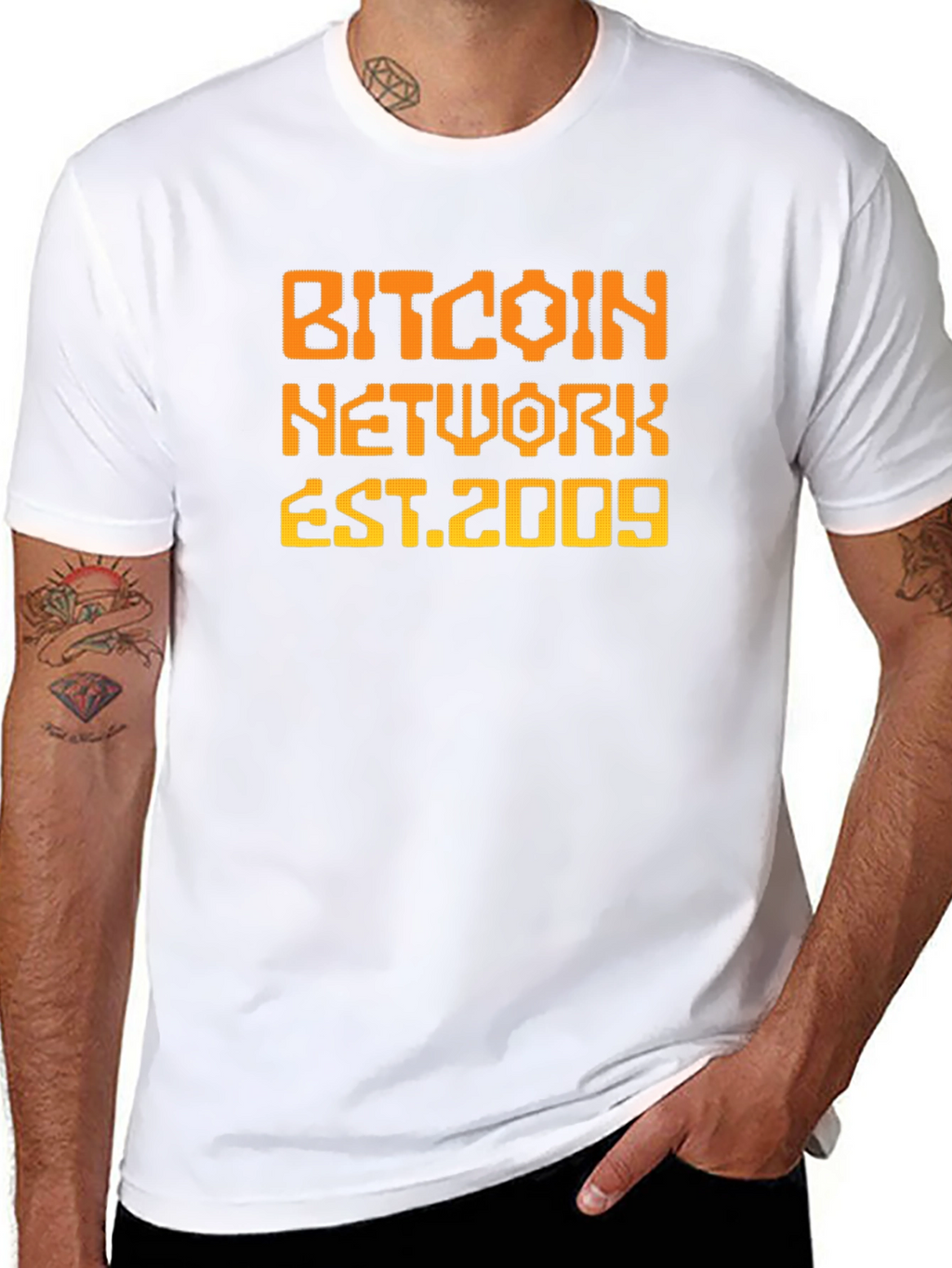 Bitcoin Network EST 2009 Graphic T-Shirt