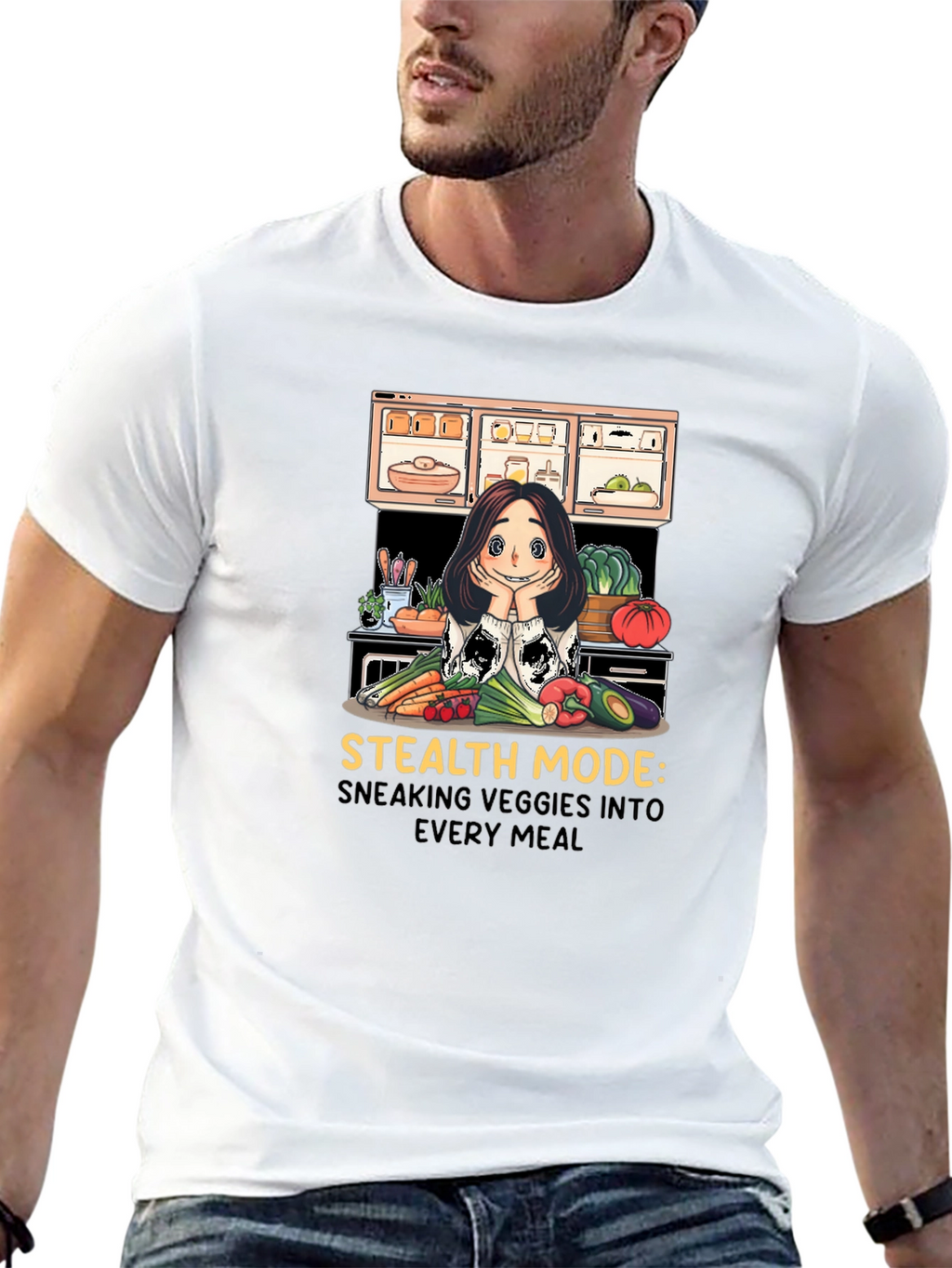 Stealth Veggie T-Shirt: Sneaking Veggies Into Every Meal