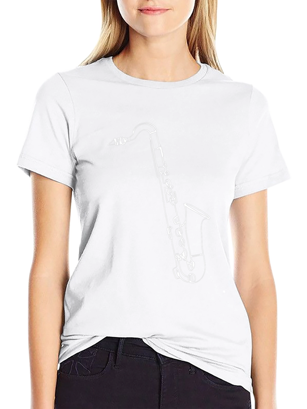 Saxophone Graphic Tee - Cool Music Lover Shirt