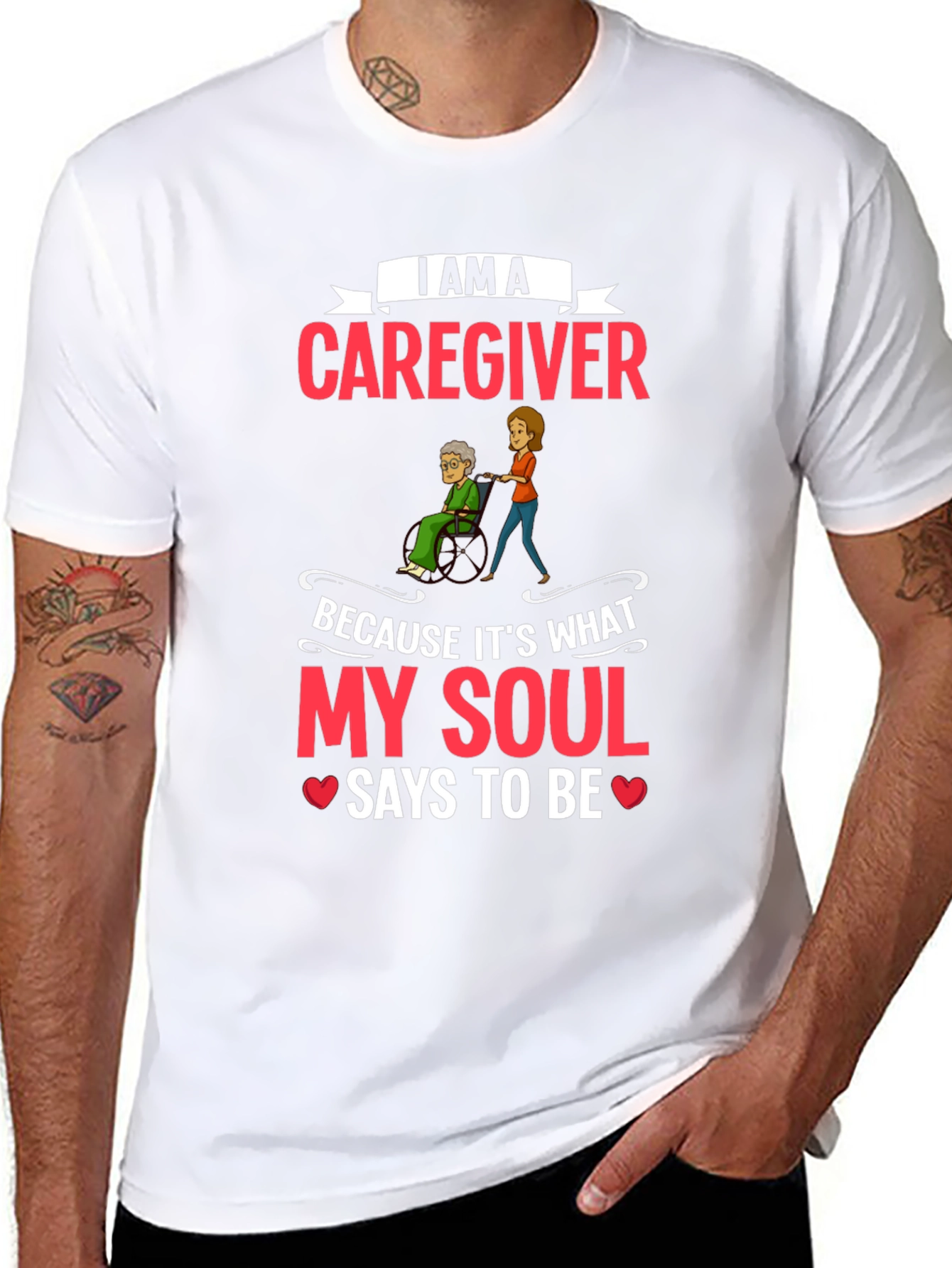 Caregiver T-Shirt - I Am a Caregiver Graphic Tee
