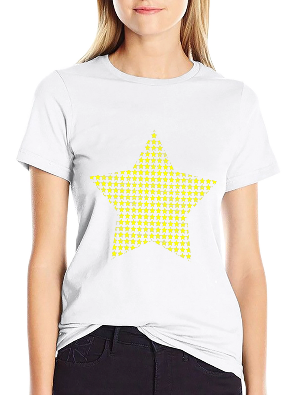 Starry Star Black T-Shirt - Casual Style