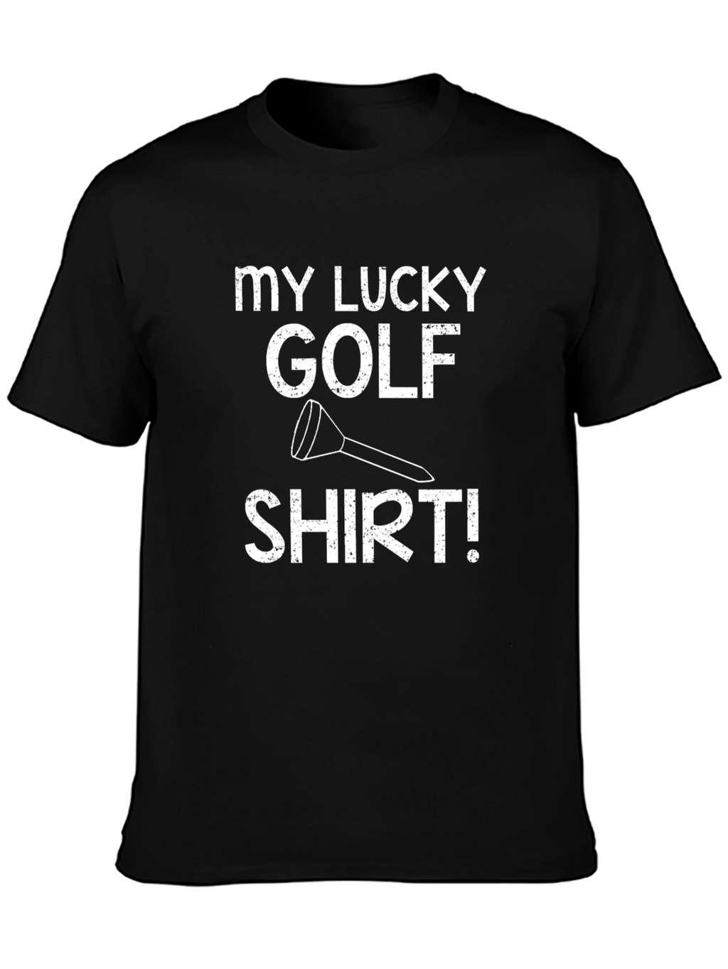 My Lucky Golf Shirt - Black Tee