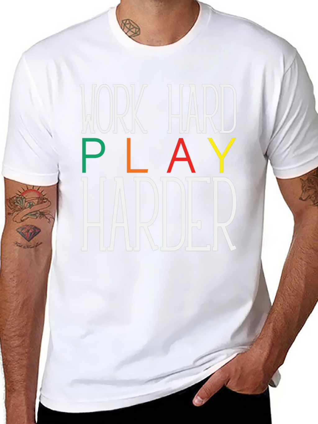 Work Hard Play Harder Graphic Tee