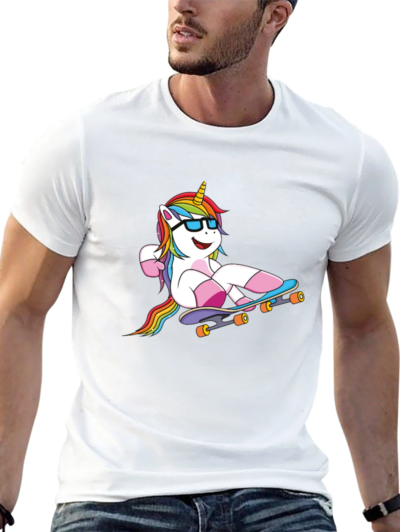 Unicorn Skateboard T-Shirt