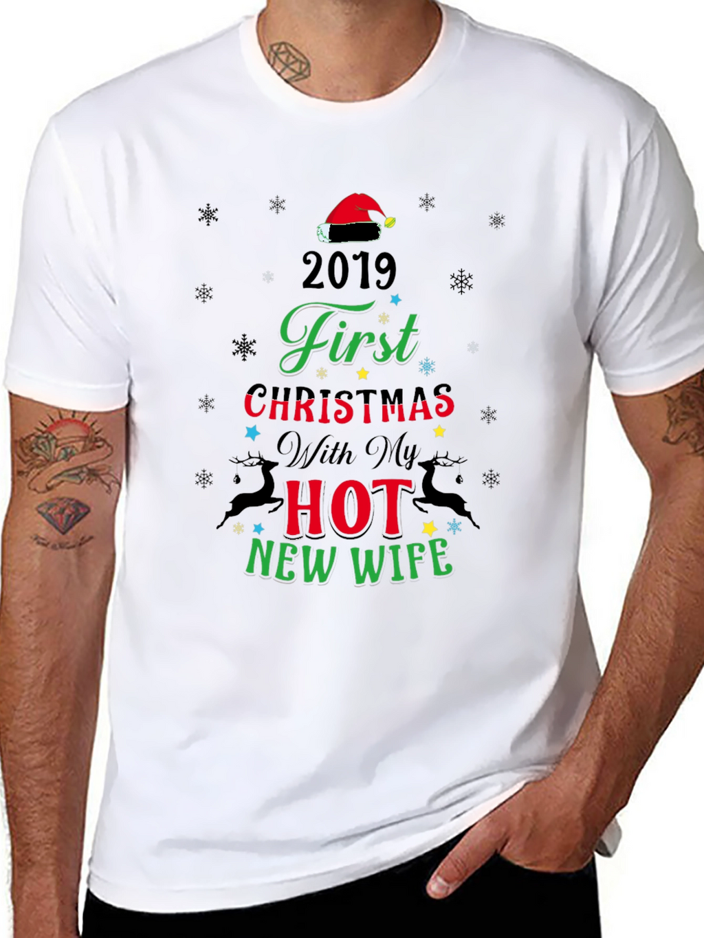 First Christmas With My Hot New Wife T-Shirt
