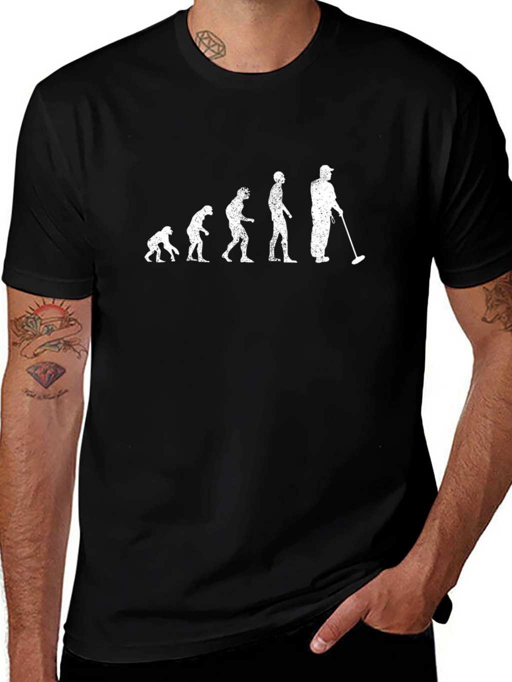 Evolution of Golf T-Shirt