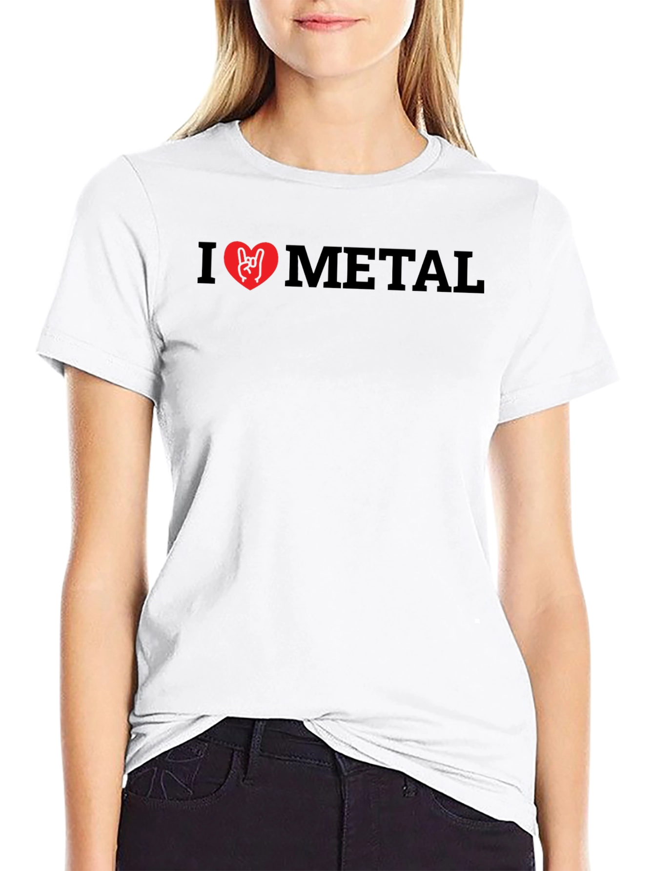 I Love Metal T-Shirt - Rock On!
