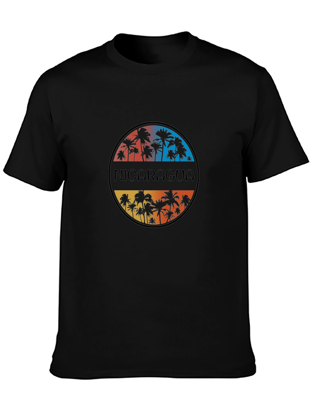 Nicaragua Palm Tree Graphic Tee - Vacation Vibes