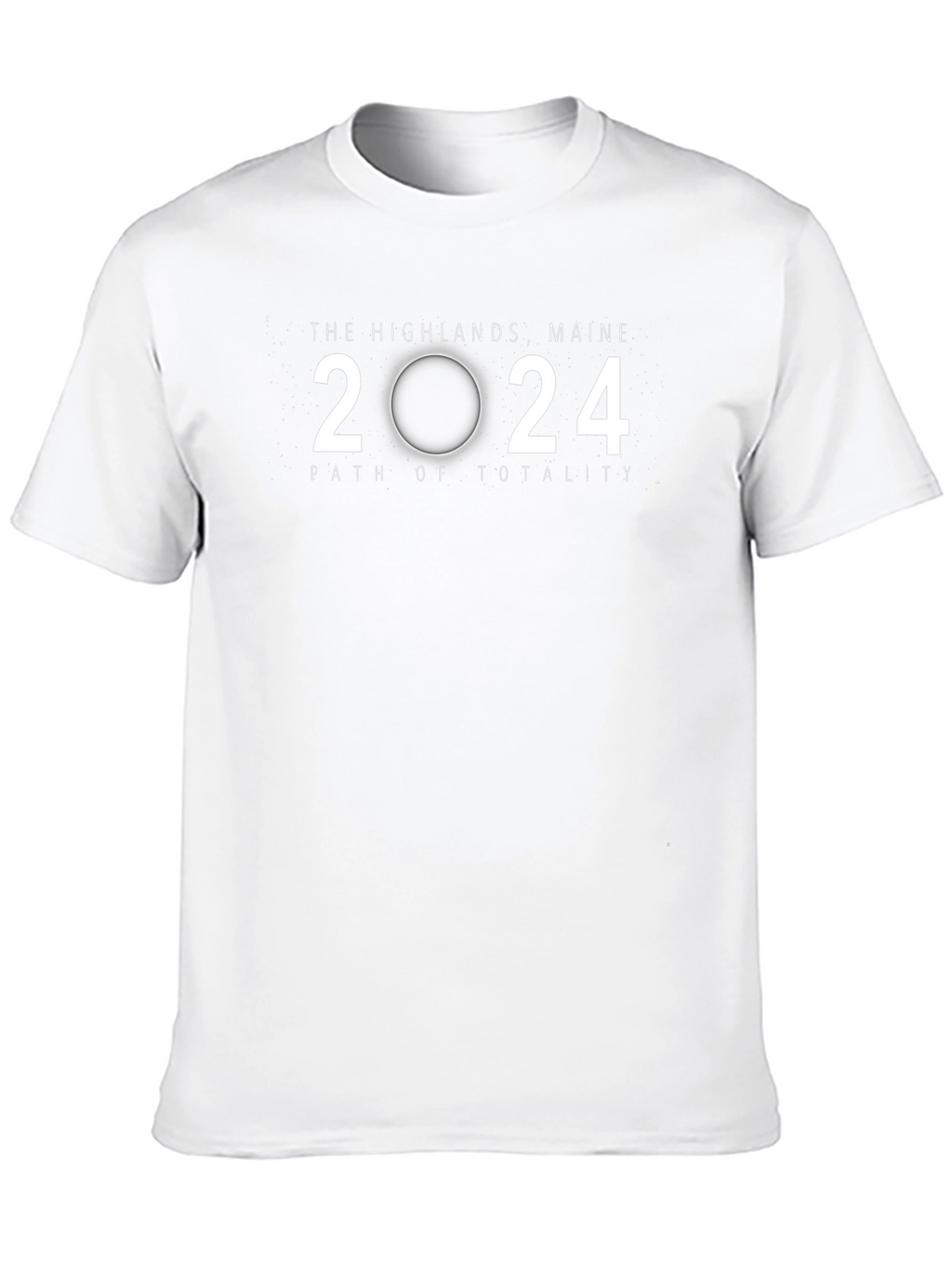 The Highlands Maine 2024 Path of Totality T-Shirt