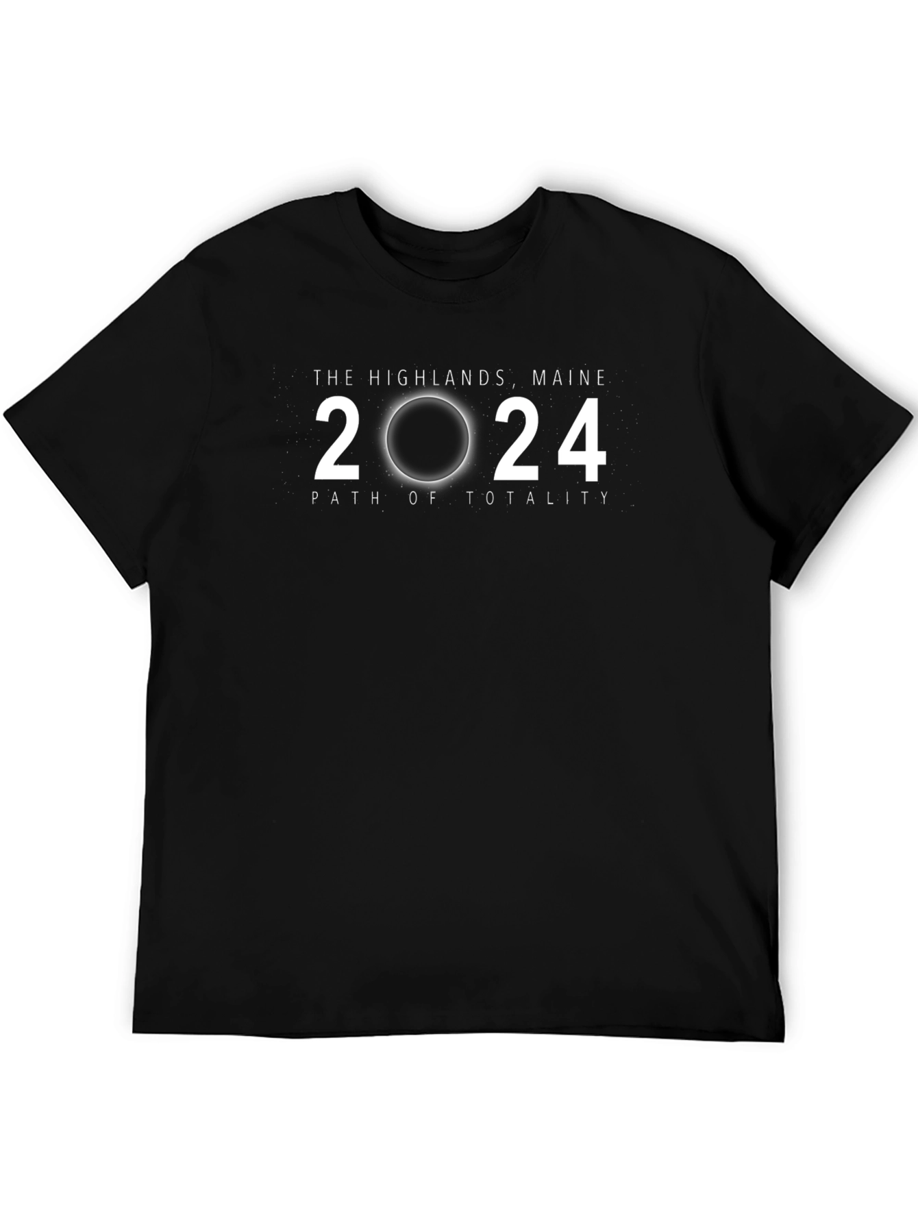 The Highlands Maine 2024 Path of Totality T-Shirt