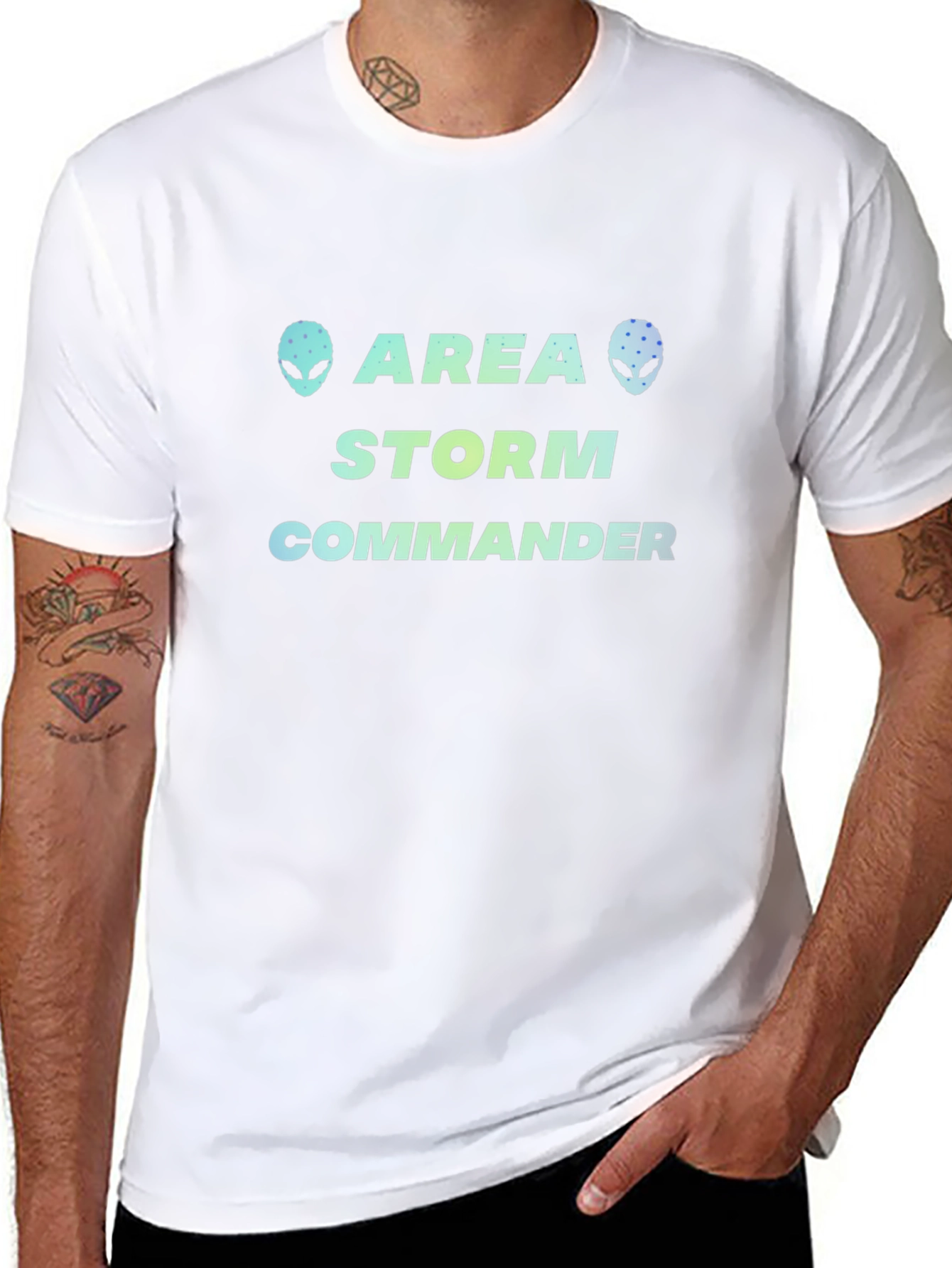 Area Storm Commander Black T-Shirt