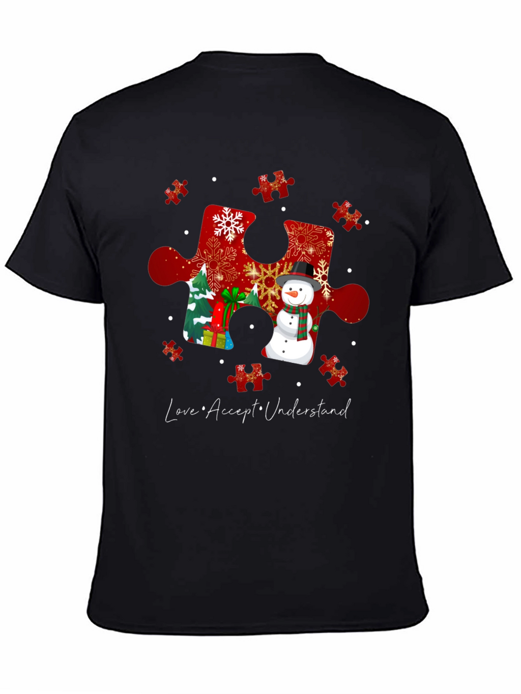 Autism Awareness Winter Puzzle T-Shirt
