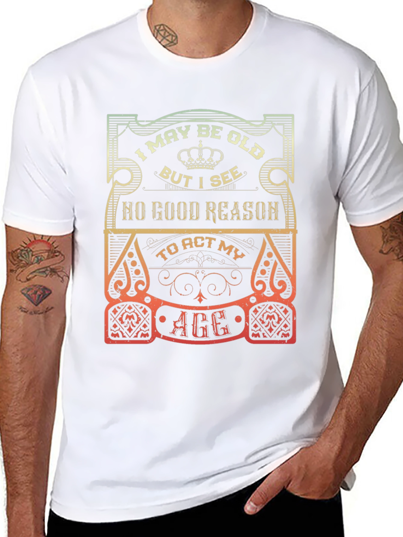 Funny I May Be Old Graphic T-Shirt